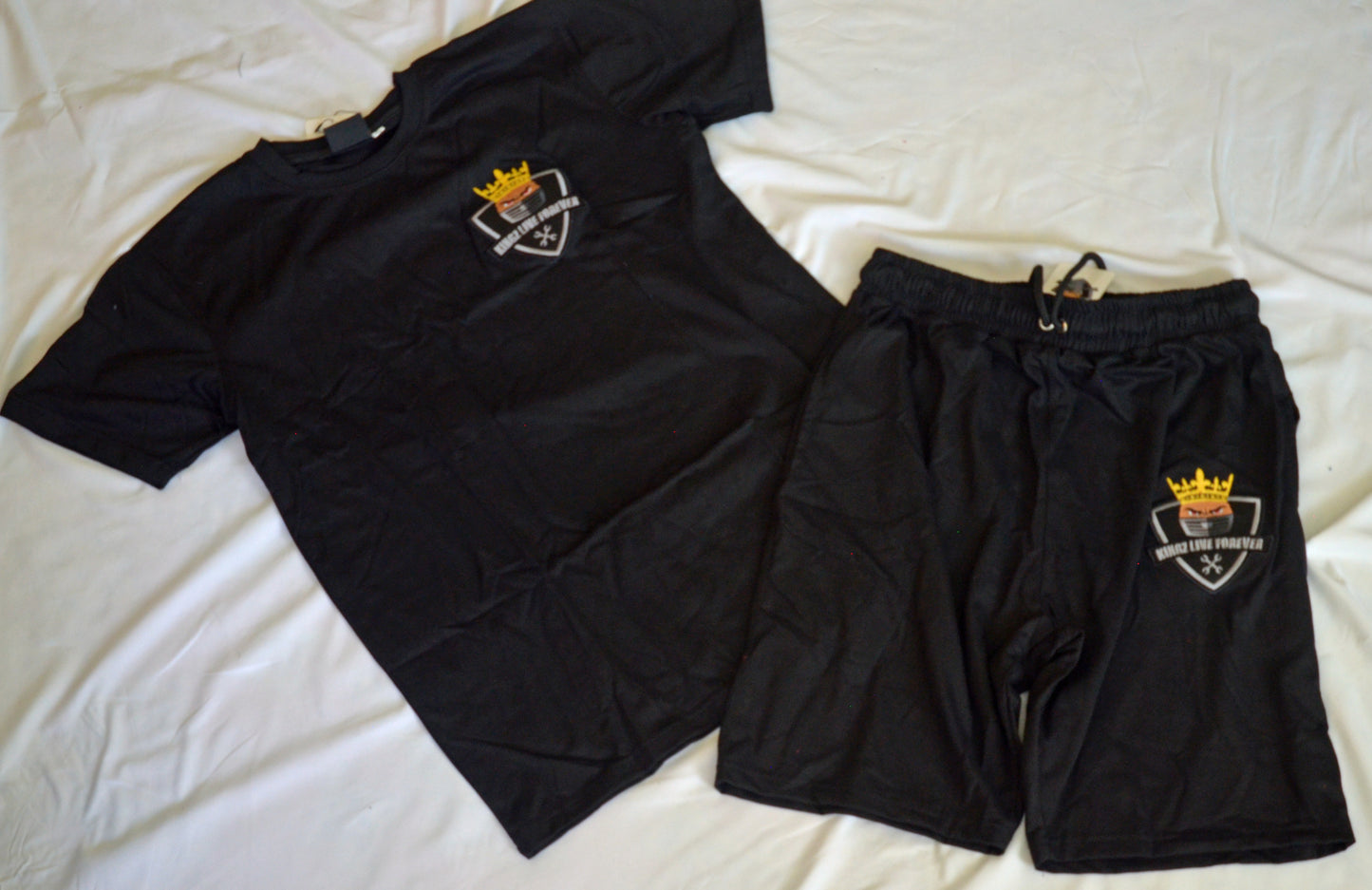 Shorts & T-shirt *Black and white available*