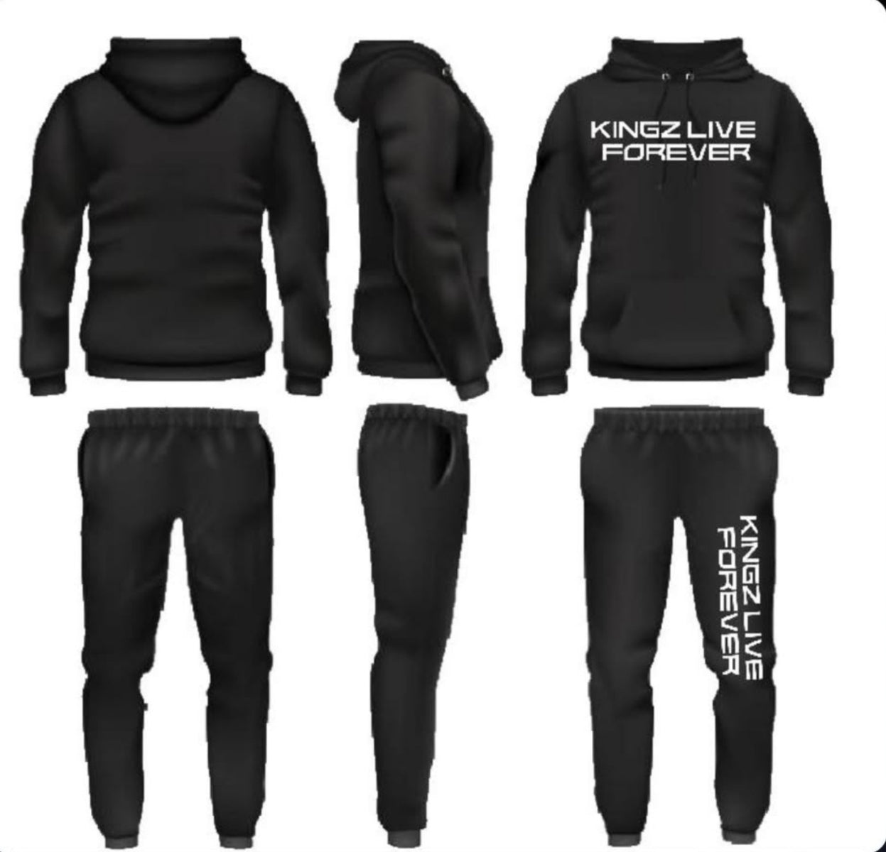 Sweatsuit No Logo "Kingz Live Forever"